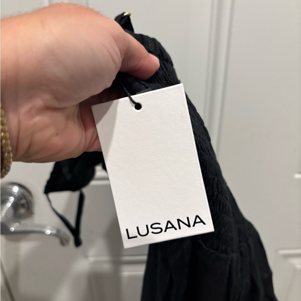 Lusana online black maxi dress small - Picture 3 of 4